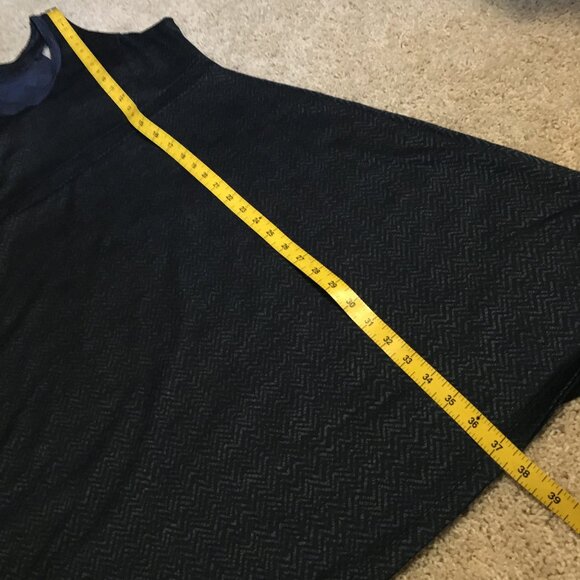 Mondetta Blue Chevron Racerback Workout Dress With Built in Bra - Picture 16 of 16